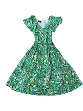 Load image into Gallery viewer, Nikita Green Floral Dress