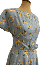 Load image into Gallery viewer, Farmhouse Green &amp; Yellow Floral Dress