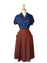 Load image into Gallery viewer, Gigi Brown Linen Skirt