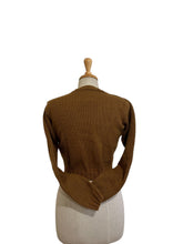 Load image into Gallery viewer, Camel Cropped Cardigan