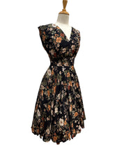 Load image into Gallery viewer, Viola Navy Blooms Dress