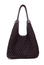 Load image into Gallery viewer, Clovelly Flower Knot Shopper - Brown