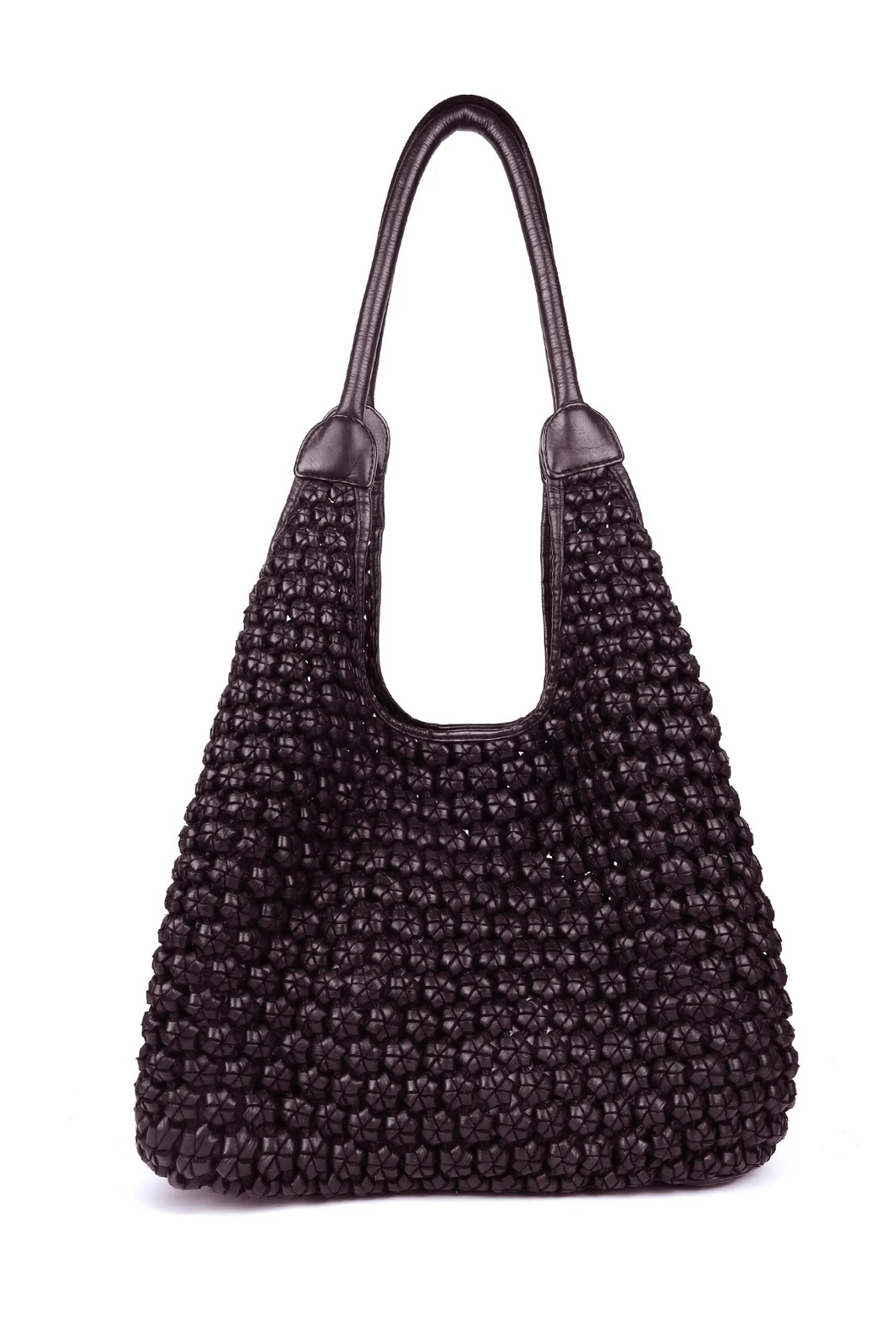 Clovelly Flower Knot Shopper - Brown