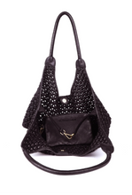 Load image into Gallery viewer, Clovelly Flower Knot Shopper - Brown