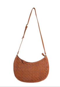 Ballarat Weave Cross Body Bag - Tan