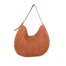Load image into Gallery viewer, Gilmore Weave Shoulder Bag - Tan