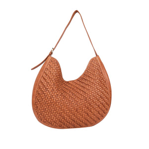 Gilmore Weave Shoulder Bag - Tan