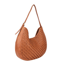 Load image into Gallery viewer, Gilmore Weave Shoulder Bag - Tan