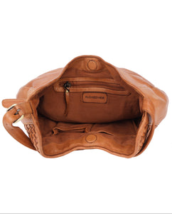 Gilmore Weave Shoulder Bag - Tan
