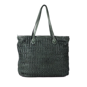 Kalgoorlie Woven Shopper Green