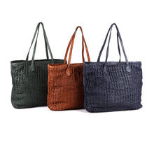 Load image into Gallery viewer, Kalgoorlie Woven Shopper Green