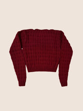 Load image into Gallery viewer, Red Crop Cardigan