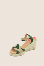 Load image into Gallery viewer, Sabina Green &amp; Beige