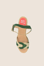 Load image into Gallery viewer, Sabina Green &amp; Beige