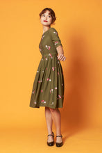 Load image into Gallery viewer, Serenity Green Embroidery Dress