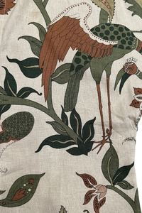 Minki Green & Brown Parrot Blouse