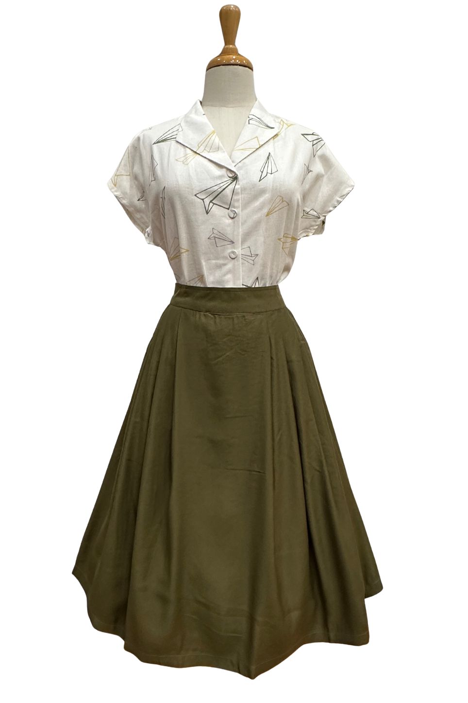 Fabulous Paper Plane Novelty Blouse