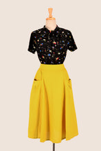 Load image into Gallery viewer, Stacy Black Geometric Blouse