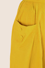 Load image into Gallery viewer, Gigi Mustard Linen Skirt