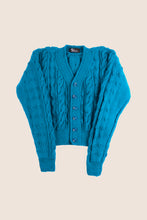 Load image into Gallery viewer, Tempo Teal V-Neck Cardigan