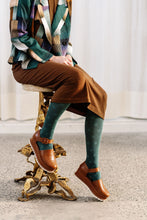 Load image into Gallery viewer, Cirque Teal Cotton Tights