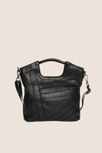 Load image into Gallery viewer, Vintage Leather Cross Body Hand Bag - Black