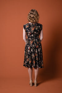 Viola Navy Blooms Dress