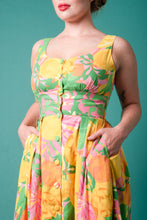 Load image into Gallery viewer, Iva Multi Color Linen Dress