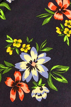 Load image into Gallery viewer, Ally Navy Denim Floral Dress