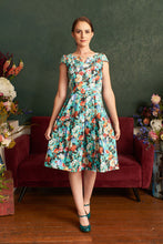 Load image into Gallery viewer, Floral Denim Dress