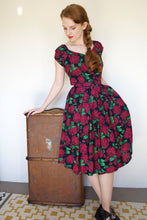 Load image into Gallery viewer, Tuscan Fuchsia &amp; Green Floral Dress