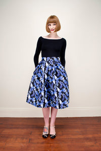 Payton Black Tropical Skirt - Elise Design - 2