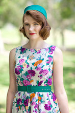 Load image into Gallery viewer, Jacki Floral Dress/ Cream - Elise Design - 3