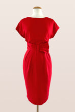 Load image into Gallery viewer, Aurelie Red Linen Dress