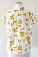 Load image into Gallery viewer, Blanche Mustard Cactus Blouse