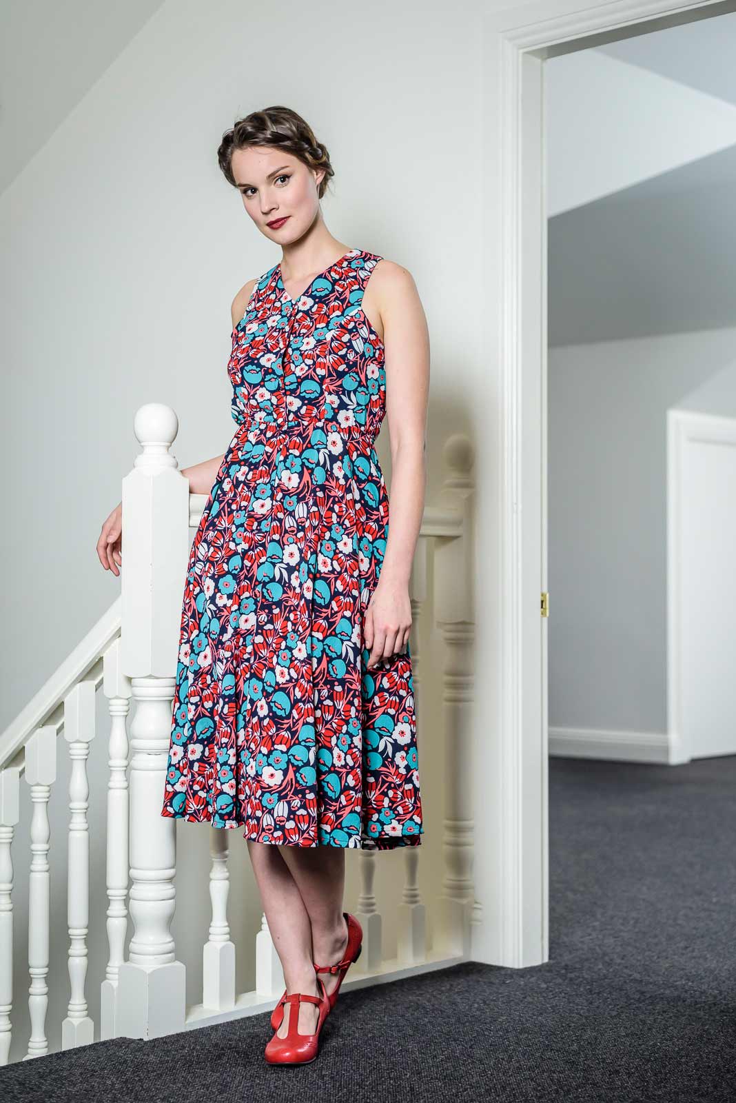 red and turquoise dress Style Color Combo: Ruby Red+Turquoise