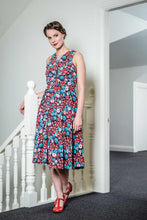 Load image into Gallery viewer, Isabella Red &amp; Turquoise Dress
