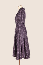 Load image into Gallery viewer, Dandelion Violet Floral Dress
