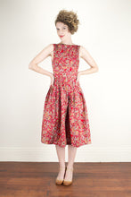 Load image into Gallery viewer, Cherise Red Floral Dress - Elise Design
 - 2