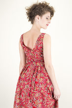 Load image into Gallery viewer, Cherise Red Floral Dress - Elise Design
 - 4