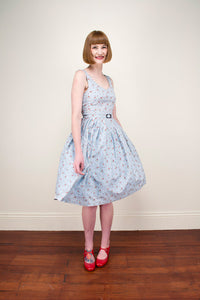 Patti Blue Dress - Elise Design - 3