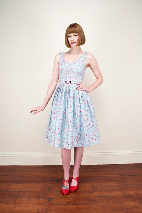Patti Blue Dress - Elise Design
 - 2
