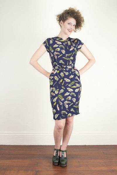 Kitty Navy Dress - Elise Design
 - 2