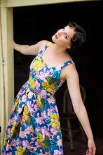 Load image into Gallery viewer, Jacqueline Mustard &amp; Pink Dress