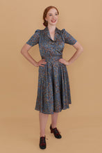 Load image into Gallery viewer, Farah Light Blue Berries Shirt Dress