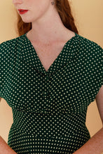 Load image into Gallery viewer, Dakota Green Polka Dot Dress