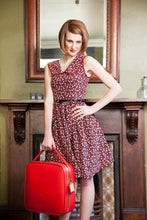 Load image into Gallery viewer, Red Rose Swing Dress - Elise Design
 - 2