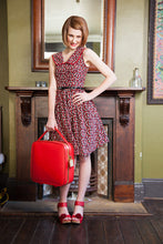Load image into Gallery viewer, Red Rose Swing Dress - Elise Design - 1