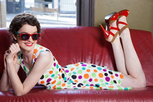 Load image into Gallery viewer, Multi Polka Dot Dress - Elise Design - 2