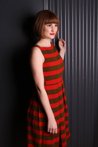 Candy Stripe Dress - Elise Design
 - 2